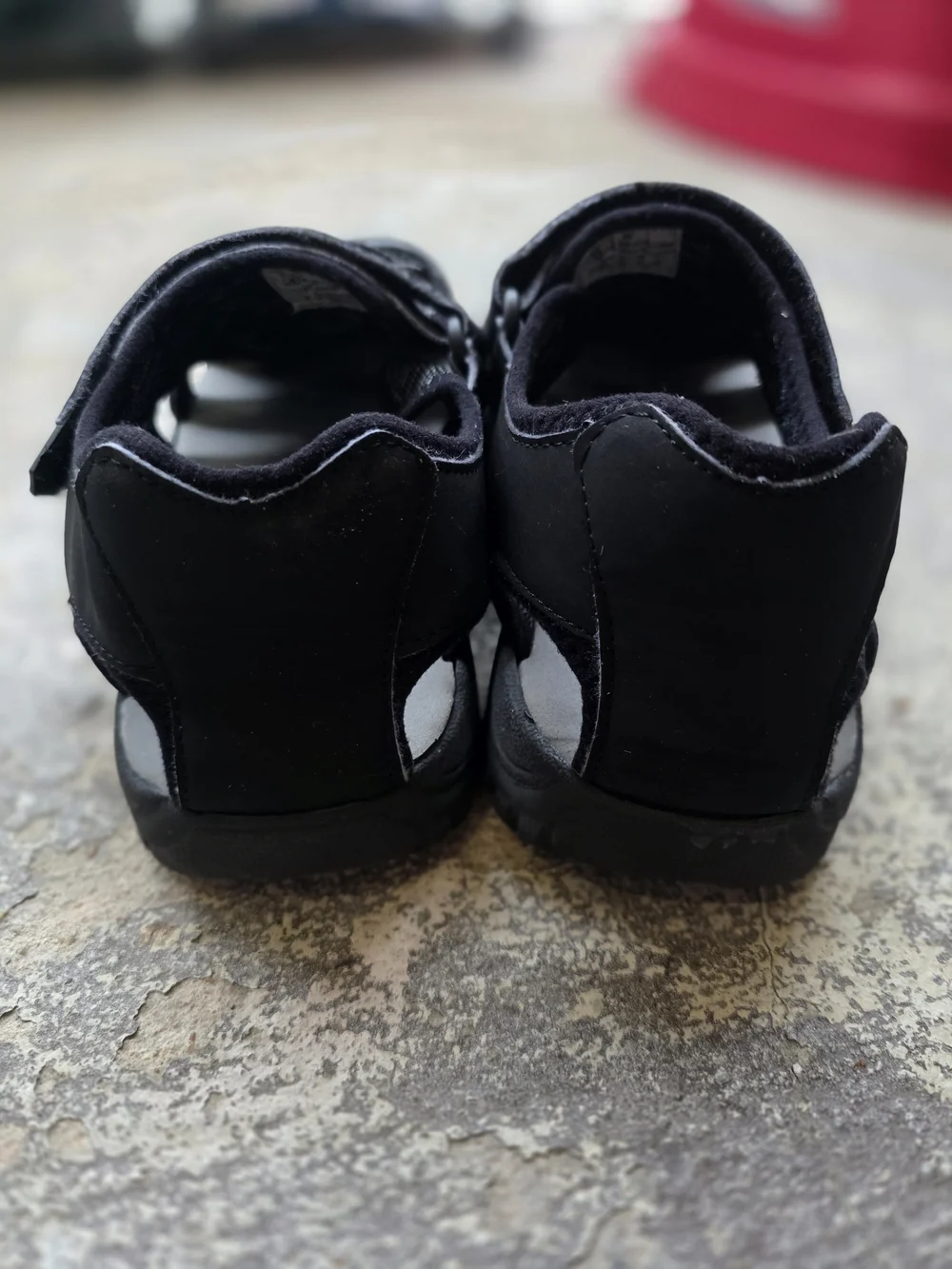 Men's Black Champions Size 11 Outdoor Sport Sandal with Secure Strap